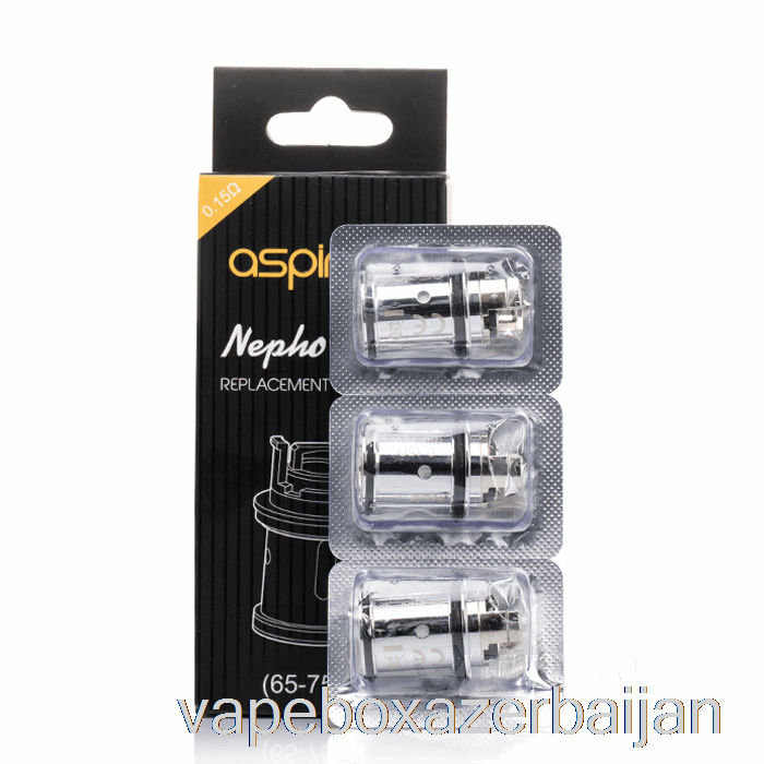 E-Juice Vape Aspire Nepho Replacement Coils 0.15ohm Mesh Coils
